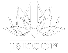 iskcon white logo